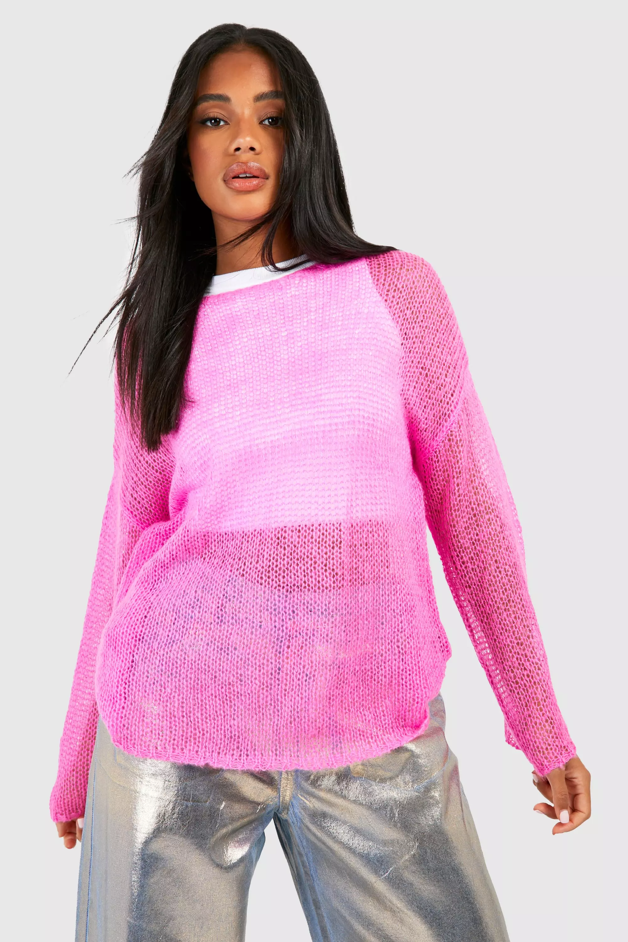 Loose knit jumper hotsell